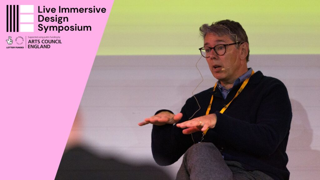 Paddy Dillon at the Live Immersive Design Symposium