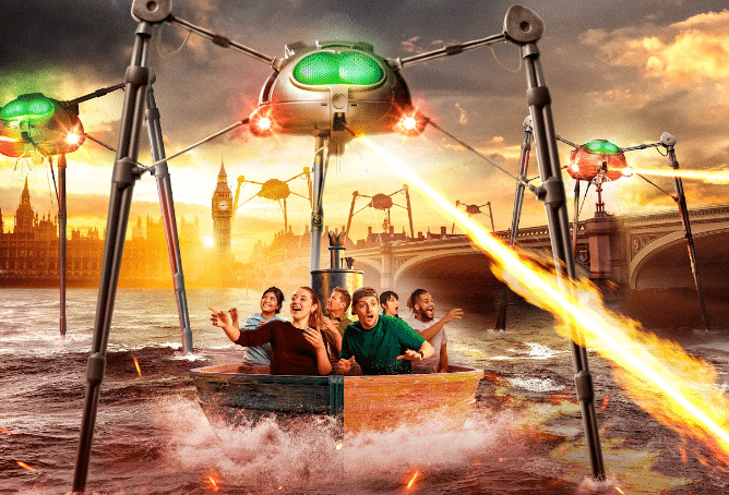 Jeff Wayne War of the Worlds Poster