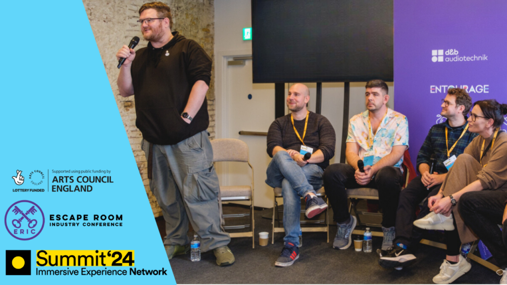 Photos of presentation at Immersive Experience Network Summit 24