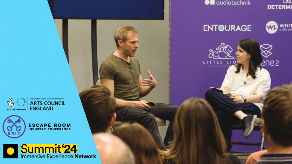 Photos of presentation at Immersive Experience Network Summit 24