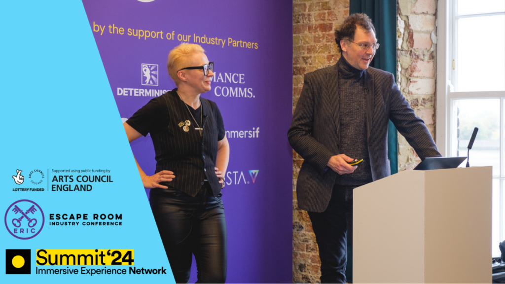 The team from the Key of Dreams experience present at the IEN Summit in October 2024.